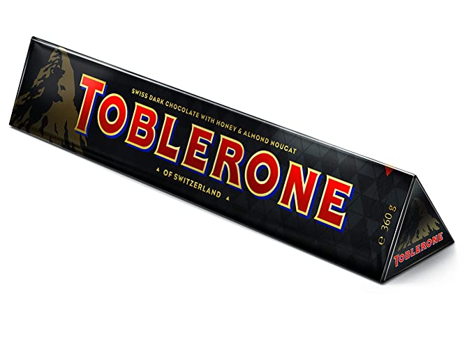 Toberlone Dark Chocolate, Honey and Nougat