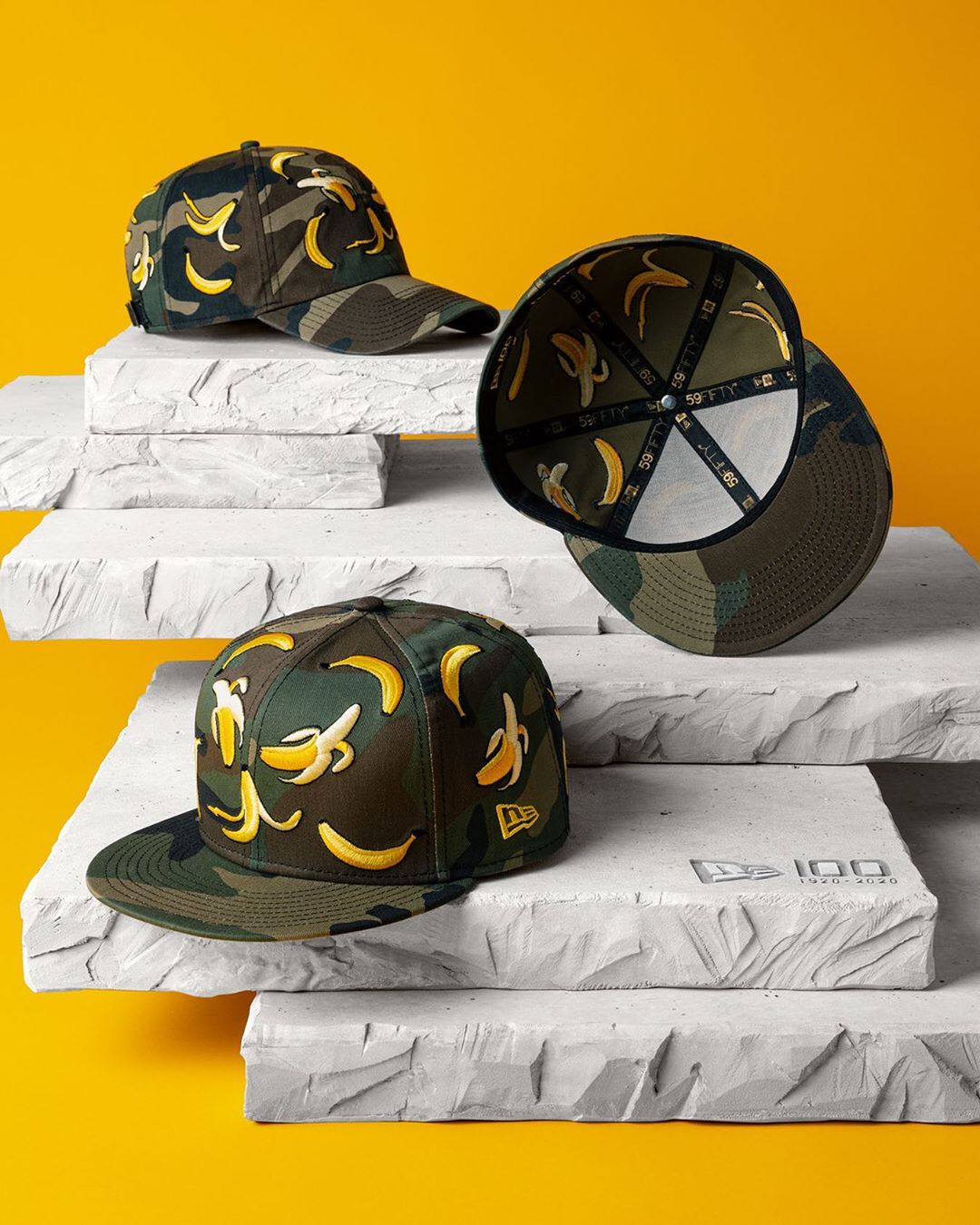 New Camo Bananas 59Fifty Fitted hat