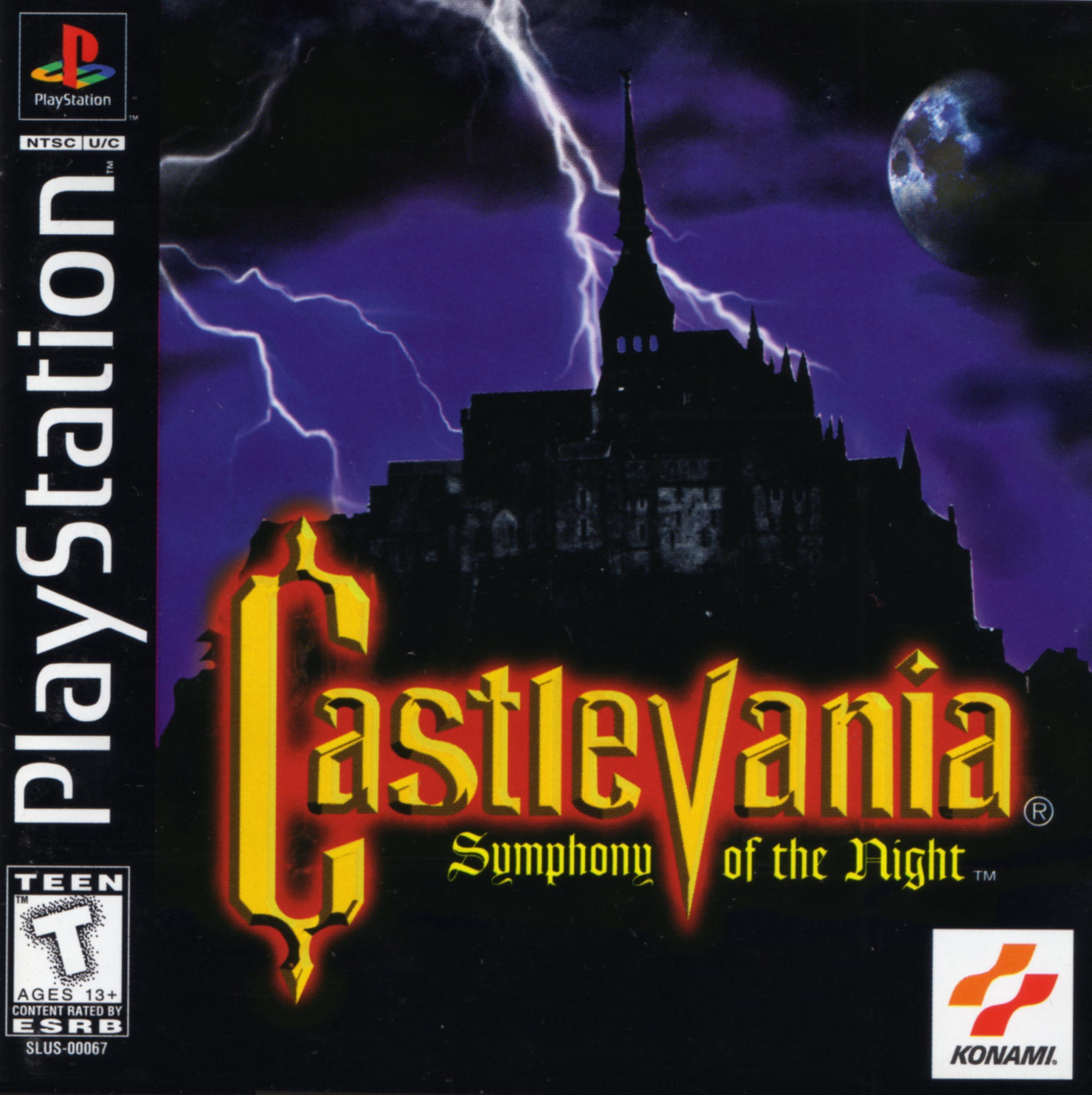 Castelvania Symphony of The Night PlayStation Game