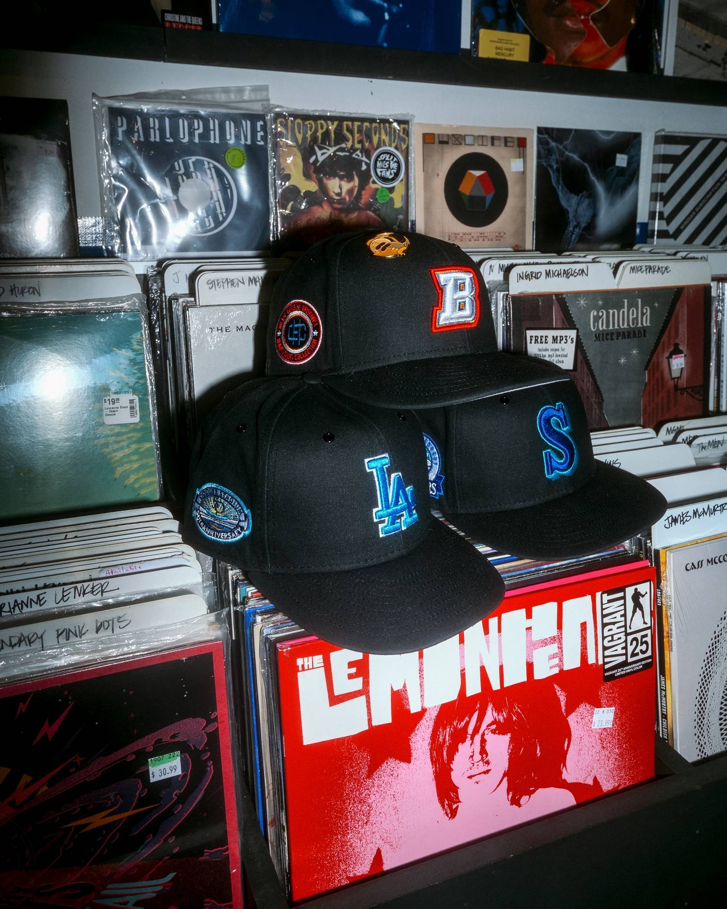 Aux Pack Vinyl Fitted Hats