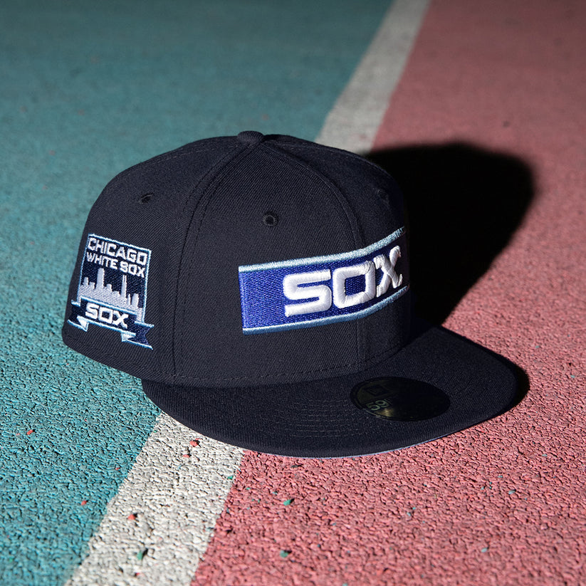 MLB Navy Crown Fitted Hats