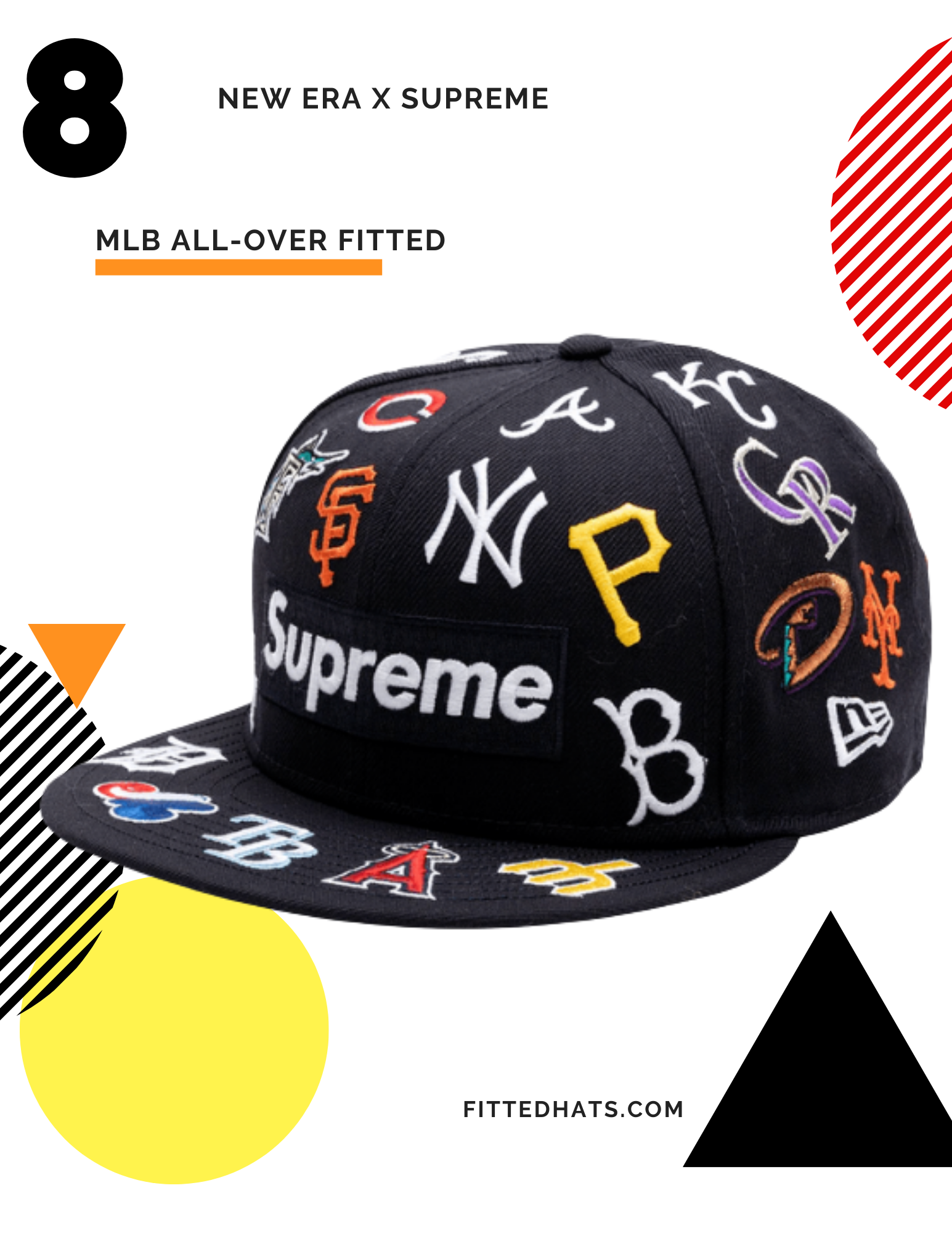 Supreme x New Era MLB Fitted Hat