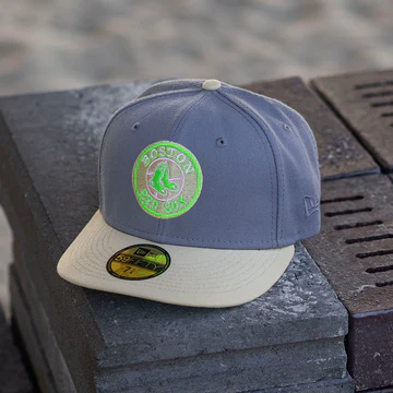 Graphite + Tan + Neon Green Fitted Hats