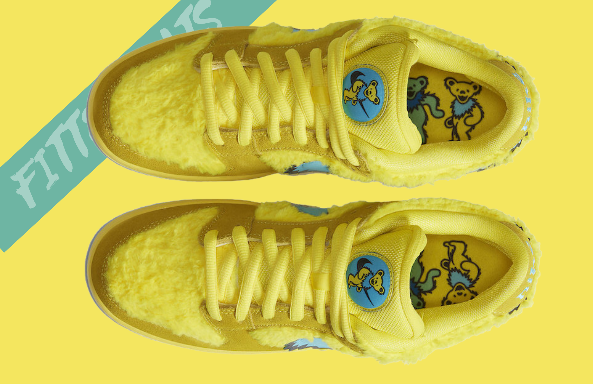 Nike SB Dunk Low Grateful Dead Yellow Bear