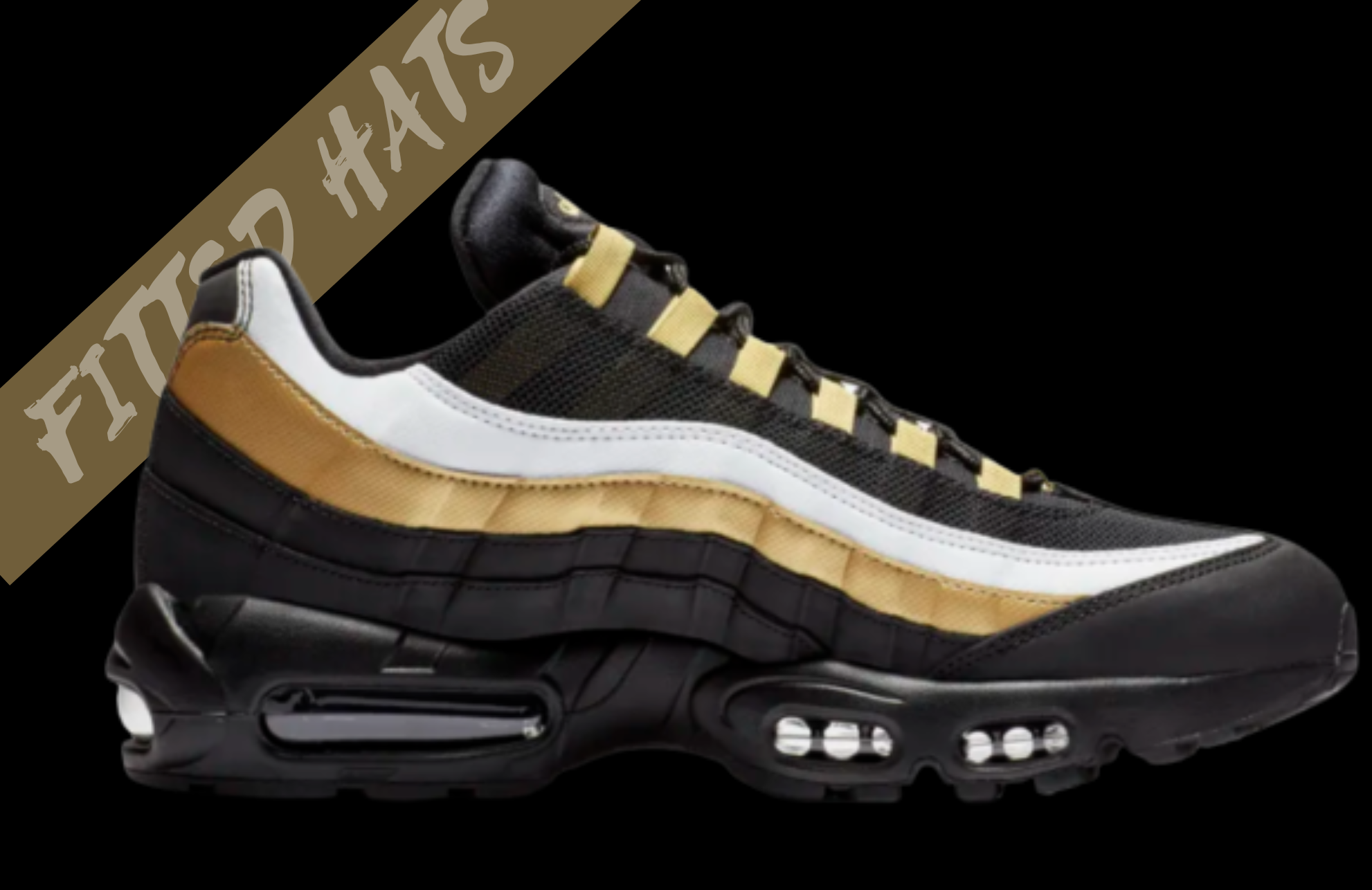 Nike Air Max 95 OG 'Black & Metallic Gold & White'