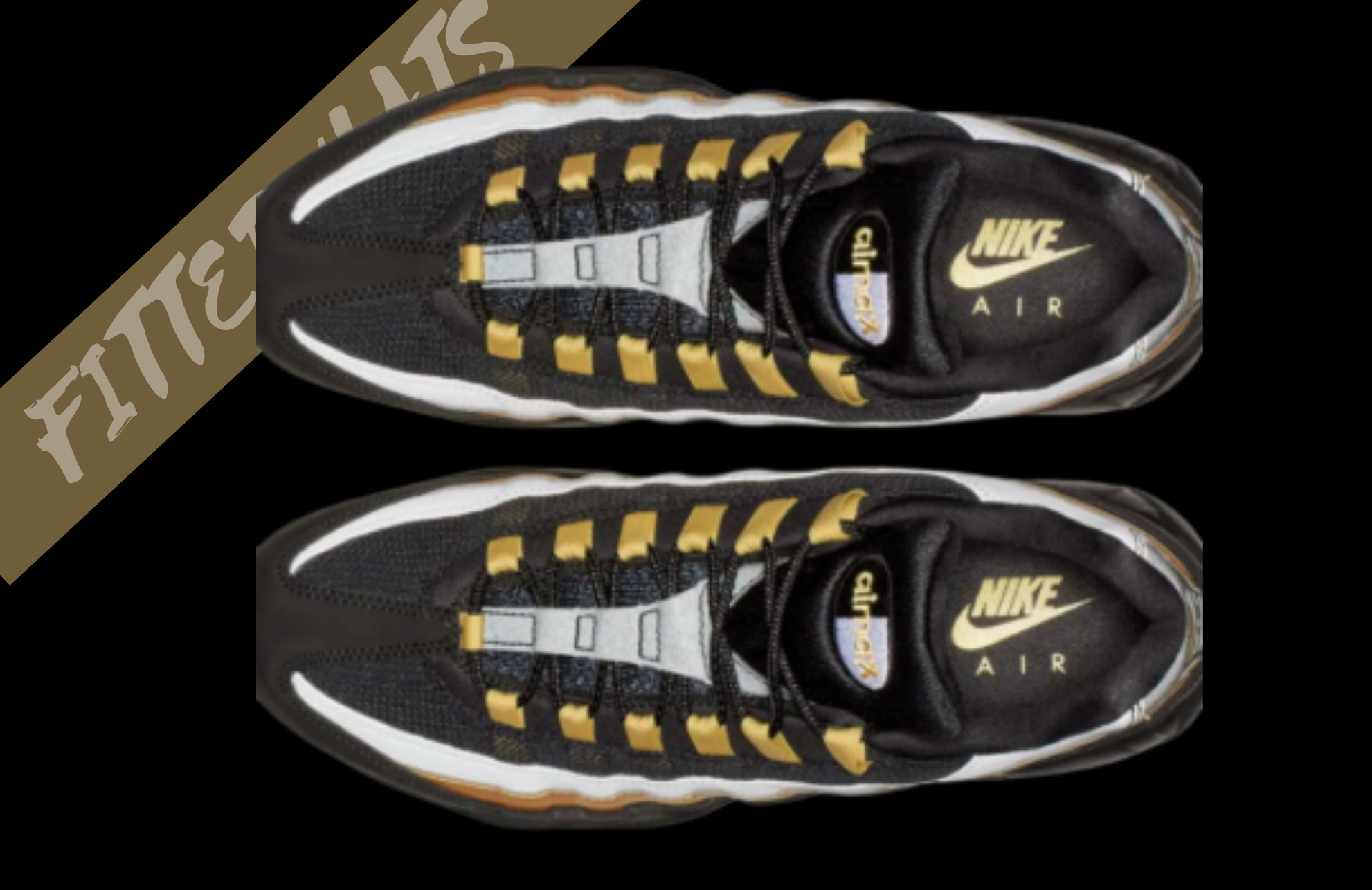 Nike Air Max 95 OG 'Black & Metallic Gold & White'