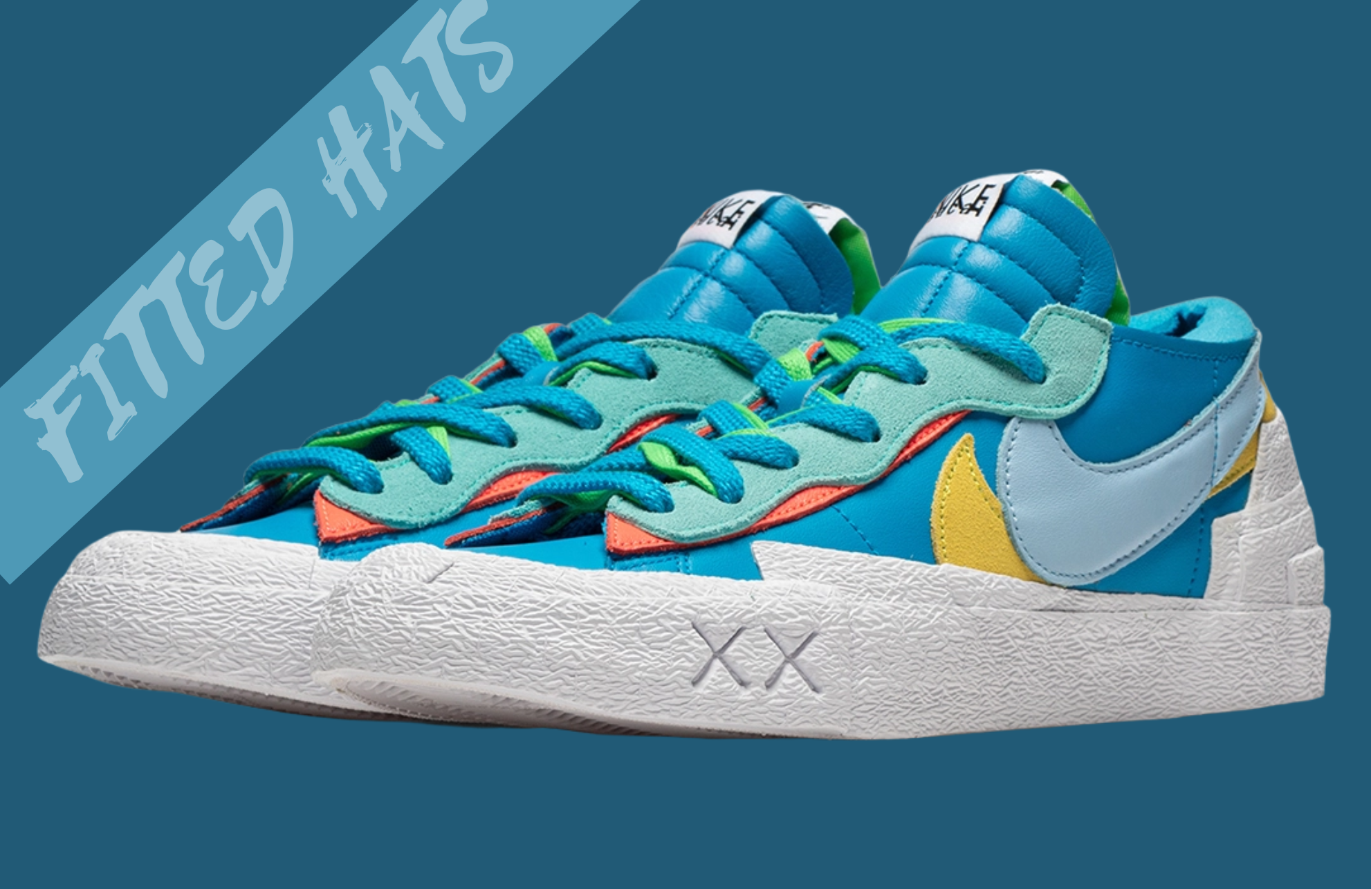 KAWS x sacai x Nike Blazer Low “Neptune Blue”