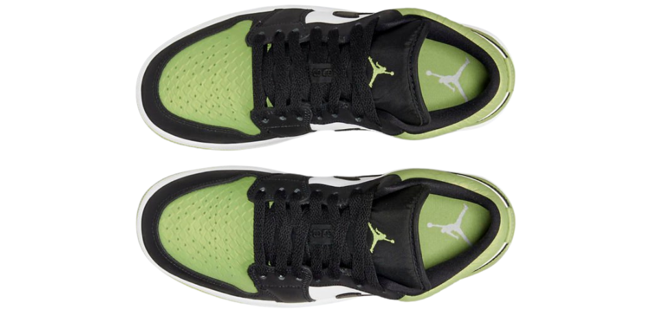 Air Jordan 1 Low Snakeskin Vivid Green