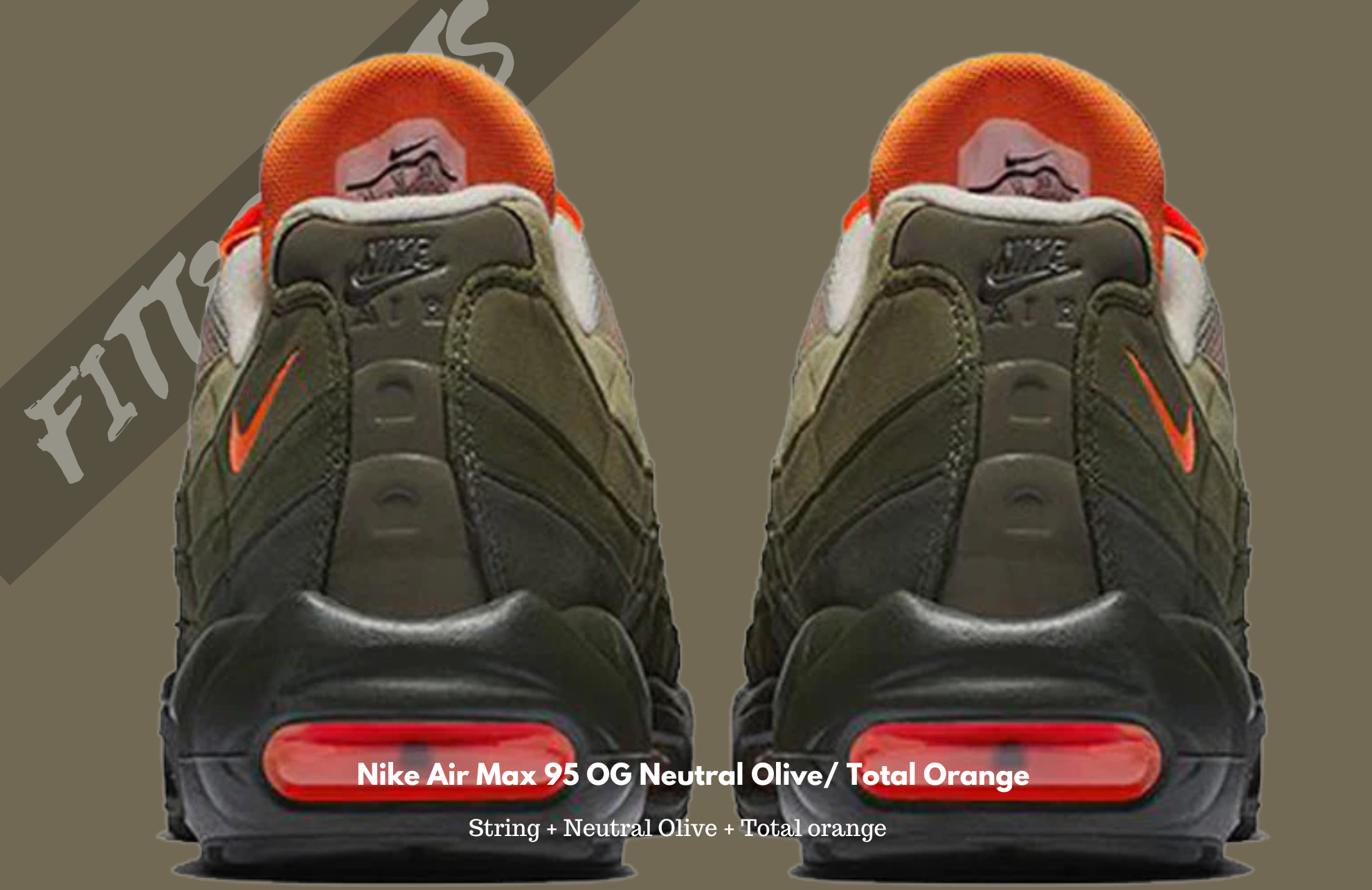 Nike Air Max 95 OG Neutral Olive/ Total Orange