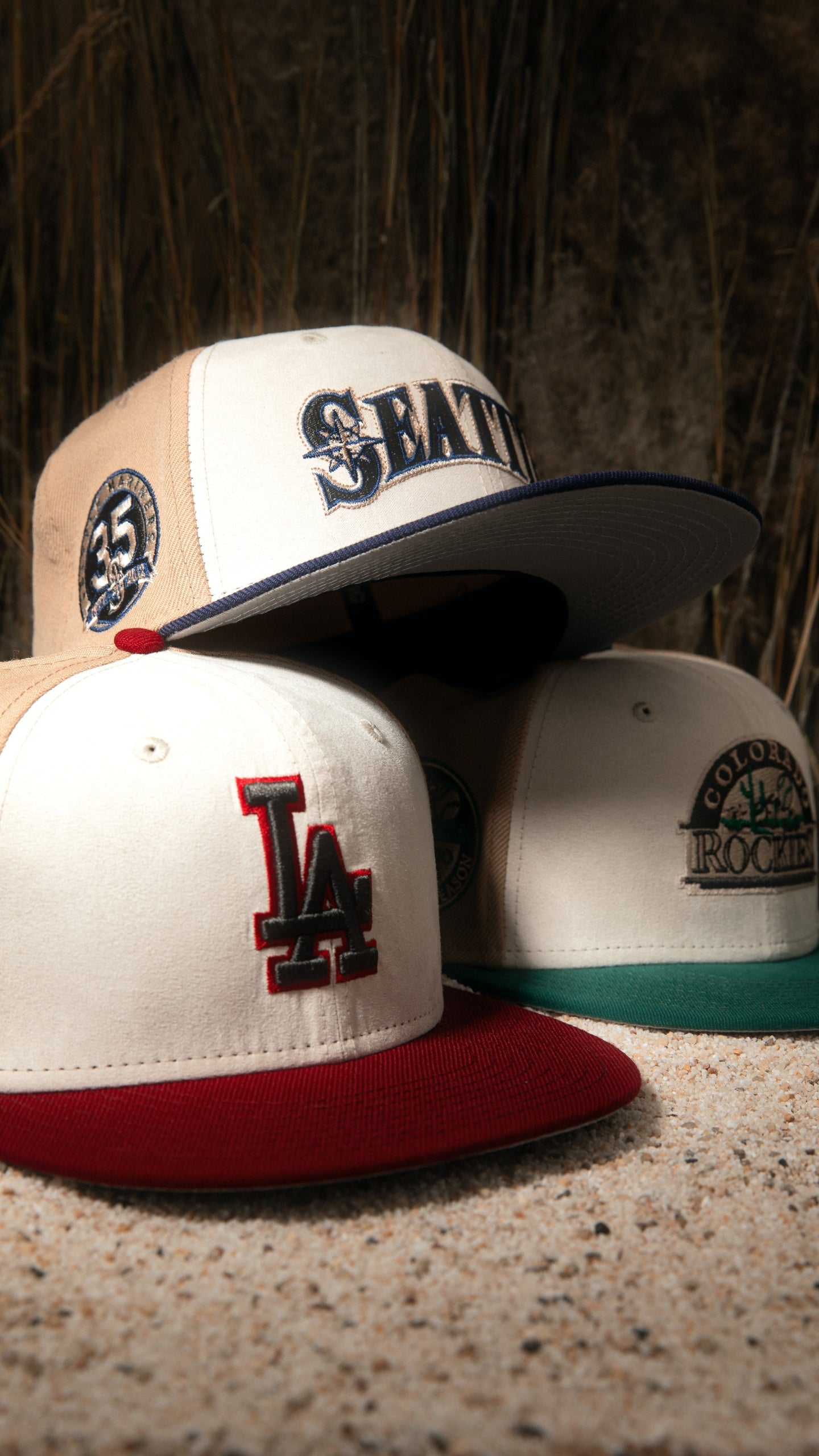 Sand Suede 2023 Fitted Hats
