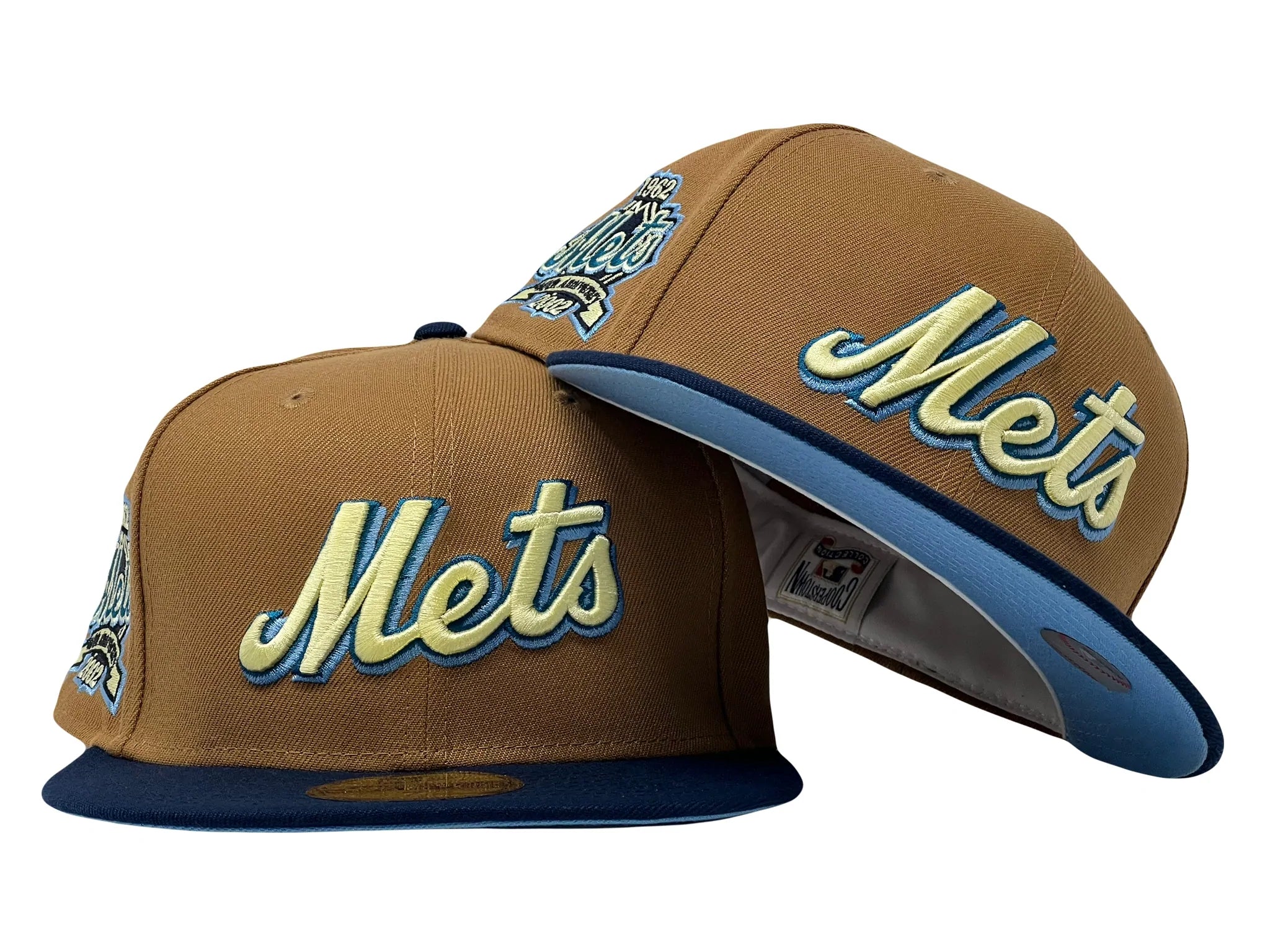 Light Bronze & Navy Fitted Hats