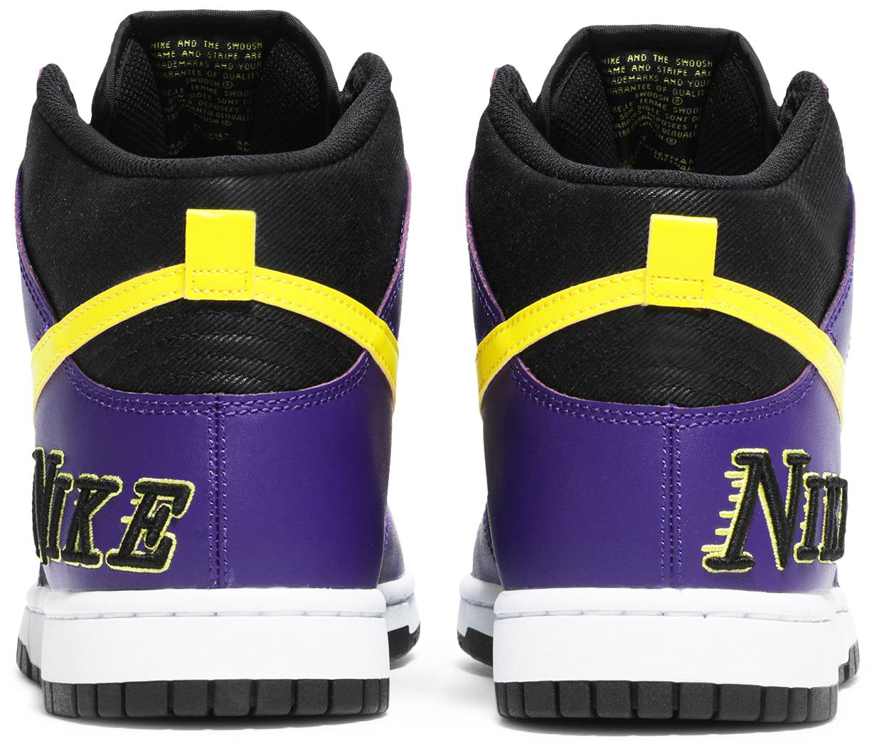 Dunk High EMB Lakers Sneakers