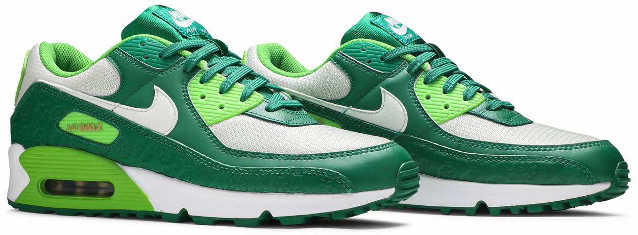 Green Air Max 90's St. Patrick's Day