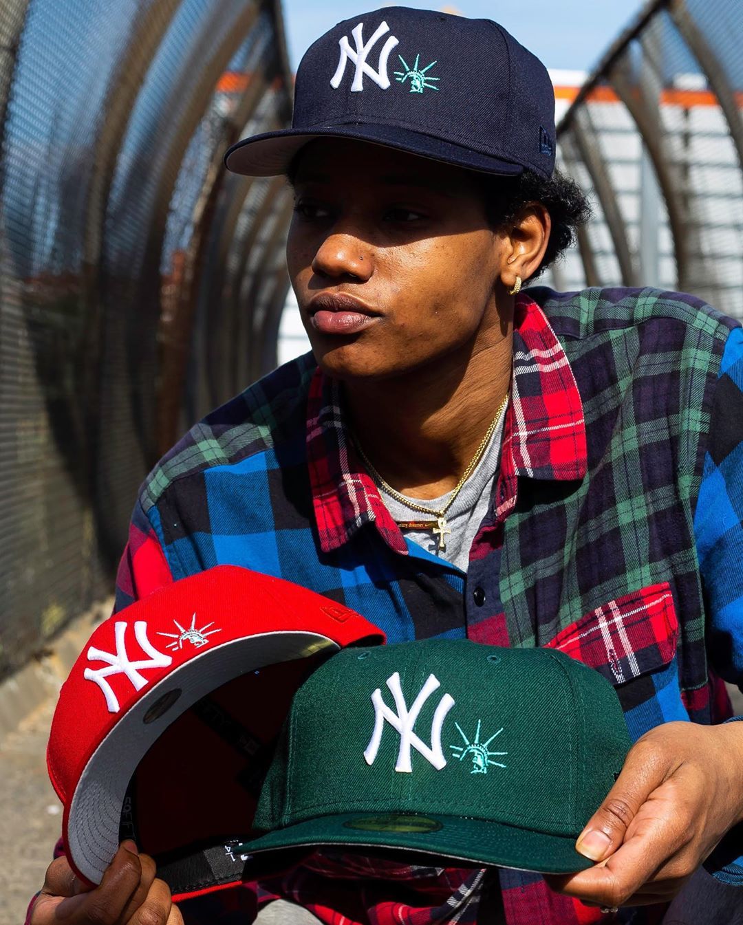 lady liberty ny fitted hats