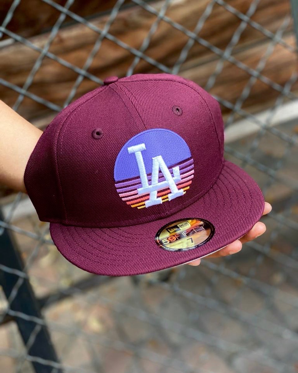 New Era LA Dodgers Sunset 59Fifty Fitted Hat