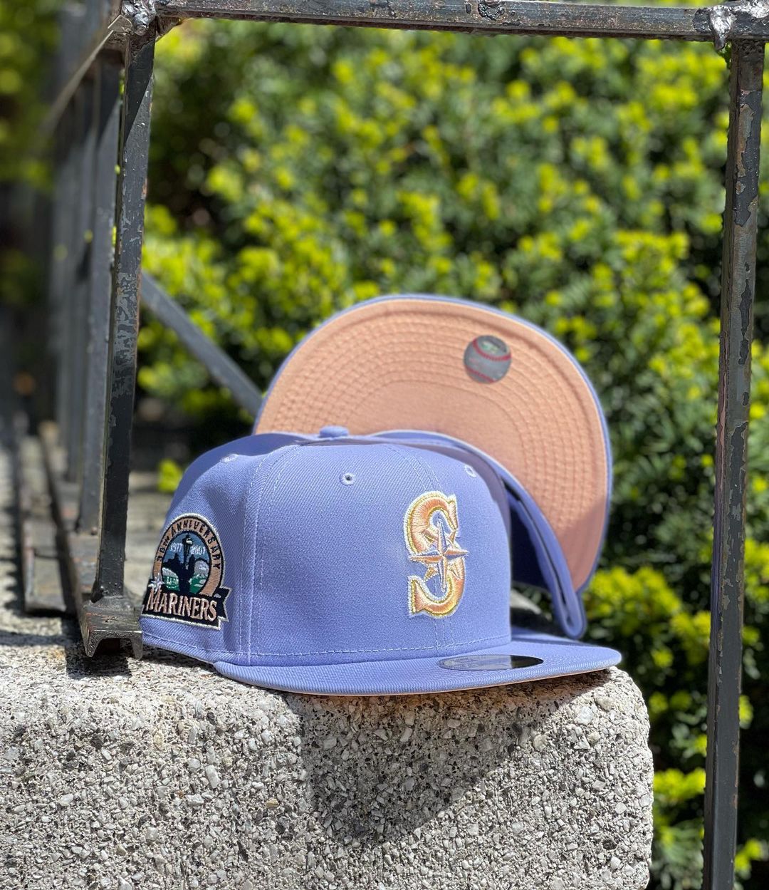 Exclusive Fitted Dropped Lavender MLB Fitted Hats