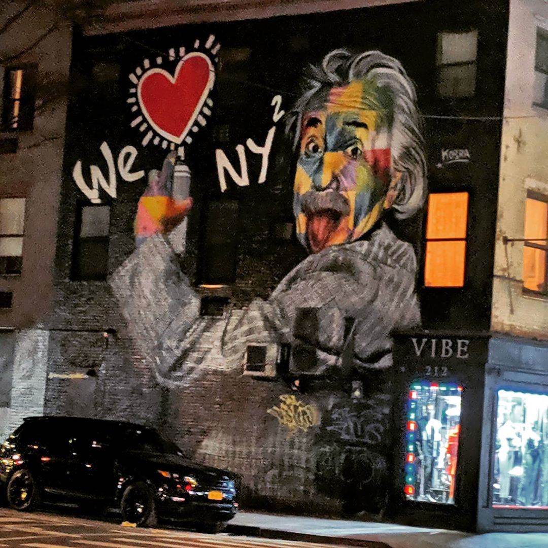 NYC Einstein We ♥️ New York