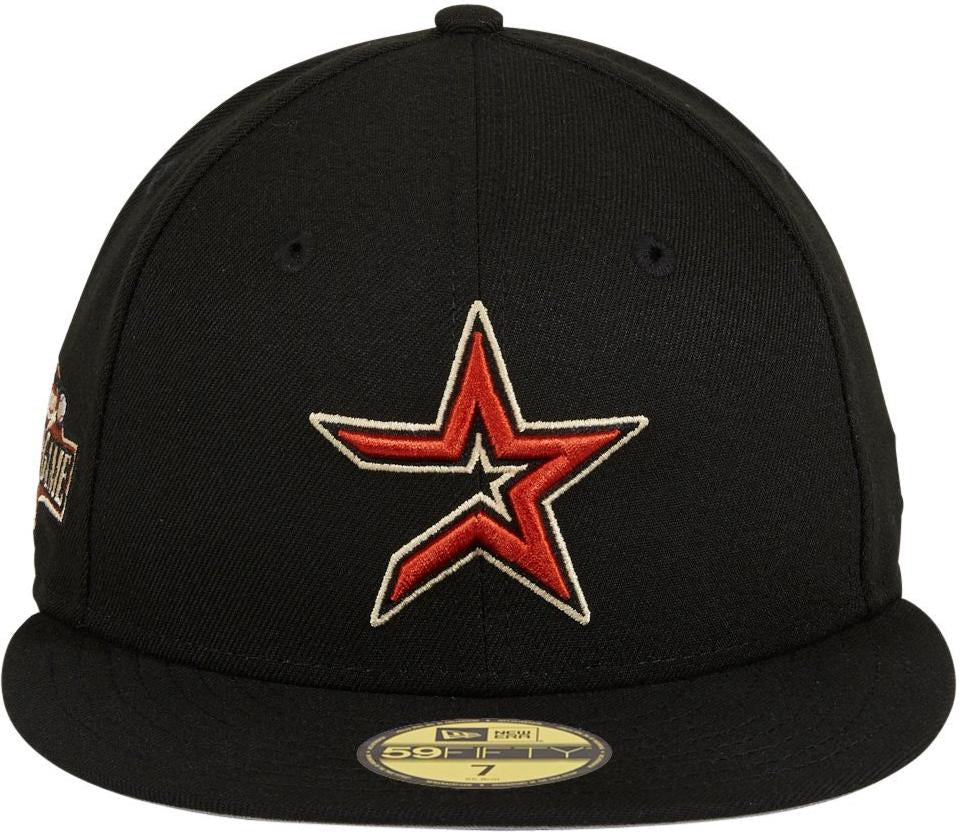 Houston Astros New Era Cooperstown Collection Centennial Collection 59FIFTY  Fitted Hat - Navy/Gold