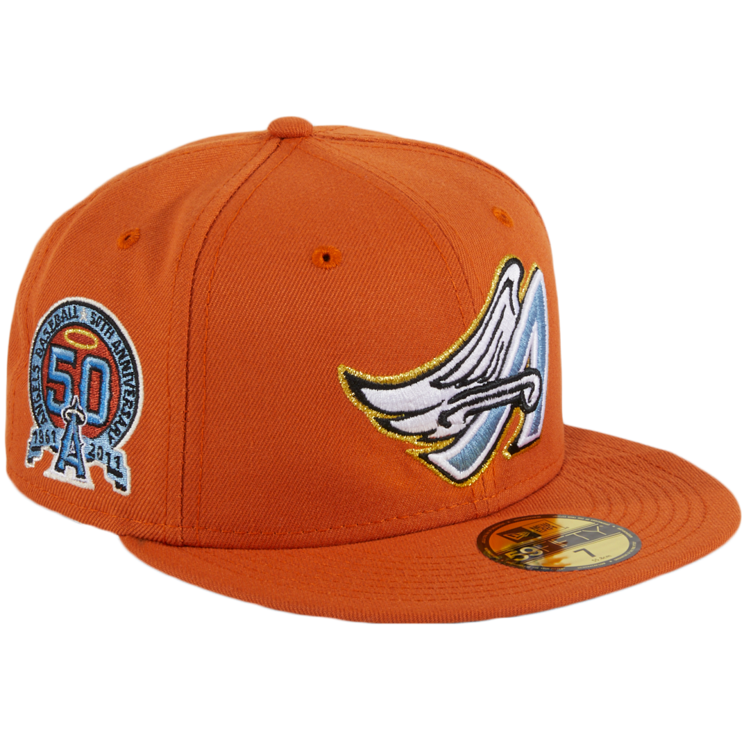 New Era Los Angeles Angels Fitted Female 50th Anniversary 59FIFTY ...