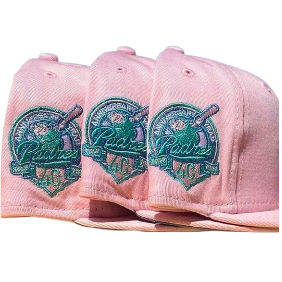 New Era San Diego Padres Pink/Sky Blue 40th Anniversary 59FIFTY Fitted