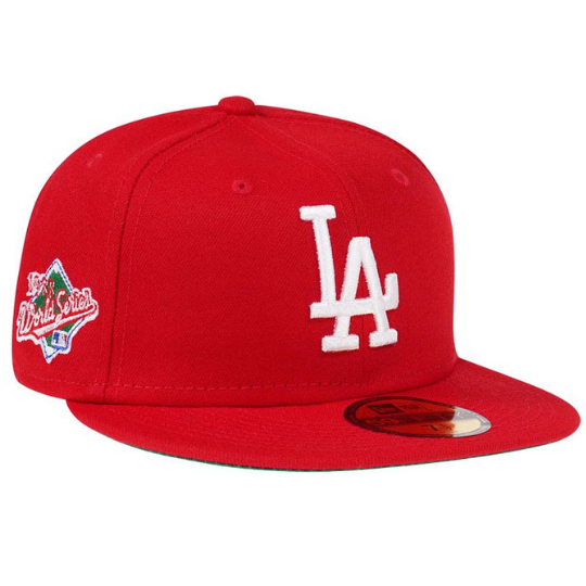 New Era Los Angeles Dodgers World Series 1981 Red Throwback 59FIFTY Fi