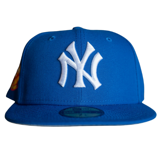 New Era New York Yankees Blue Azure 50th Anniversary 59FIFTY Fitted Ha