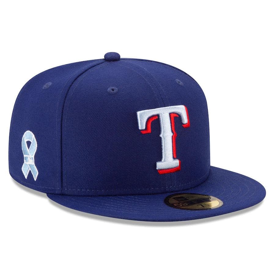 New Era Texas Rangers 2021 Father's Day OnField Blue 59FIFTY Fitted H