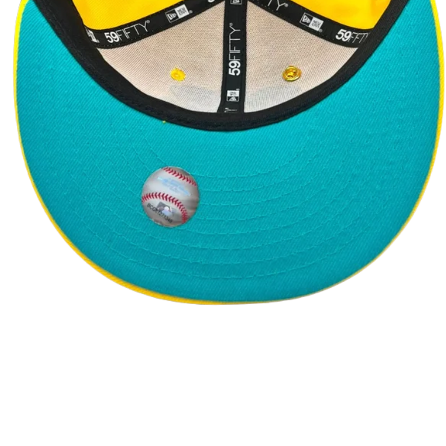 New Era Seattle Mariners Yellow/Teal 1979 AllStar Game 59FIFTY Fitted