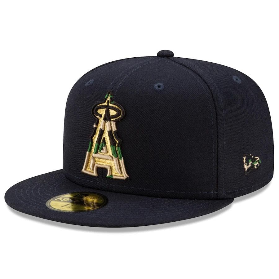 New Era Los Angeles Angels Pop Camo Undervisor 59FIFTY Fitted Hat