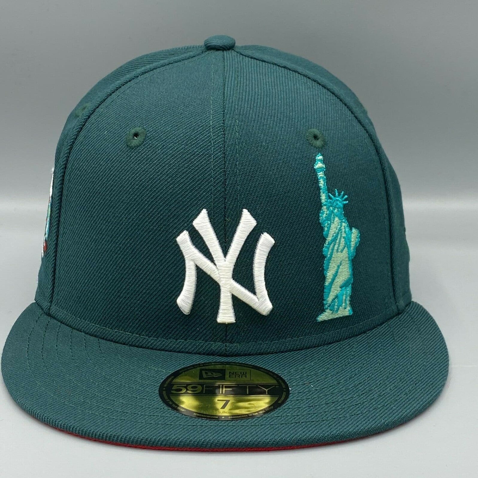 New Era New York Yankees Green Liberty 59Fifty Fitted Hat