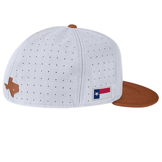 texas longhorns nike ncaa aerobill true fitted baseball cap