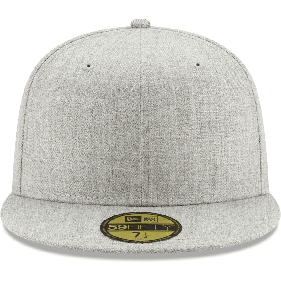 New Era Blank Heather Gray 59Fifty Fitted Hat