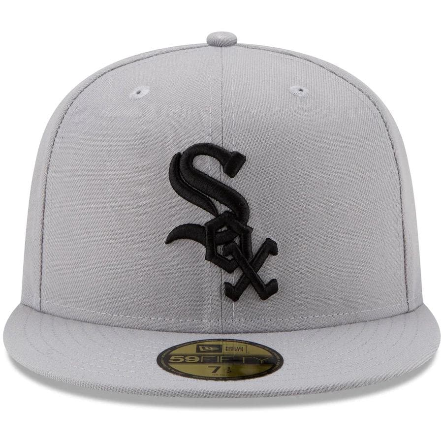 New Era Chicago White Sox Gray 2003 MLB All-Star Game Sky Blue Undervisor 59FIFTY Fitted Hat