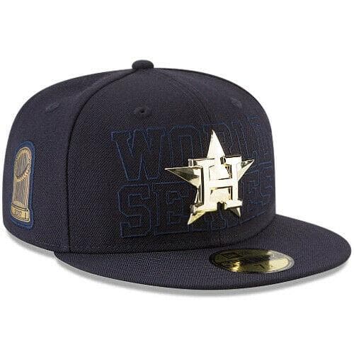 New Era Houston Astros 2017 World Series Champion Gold Badge 59FIFTY F