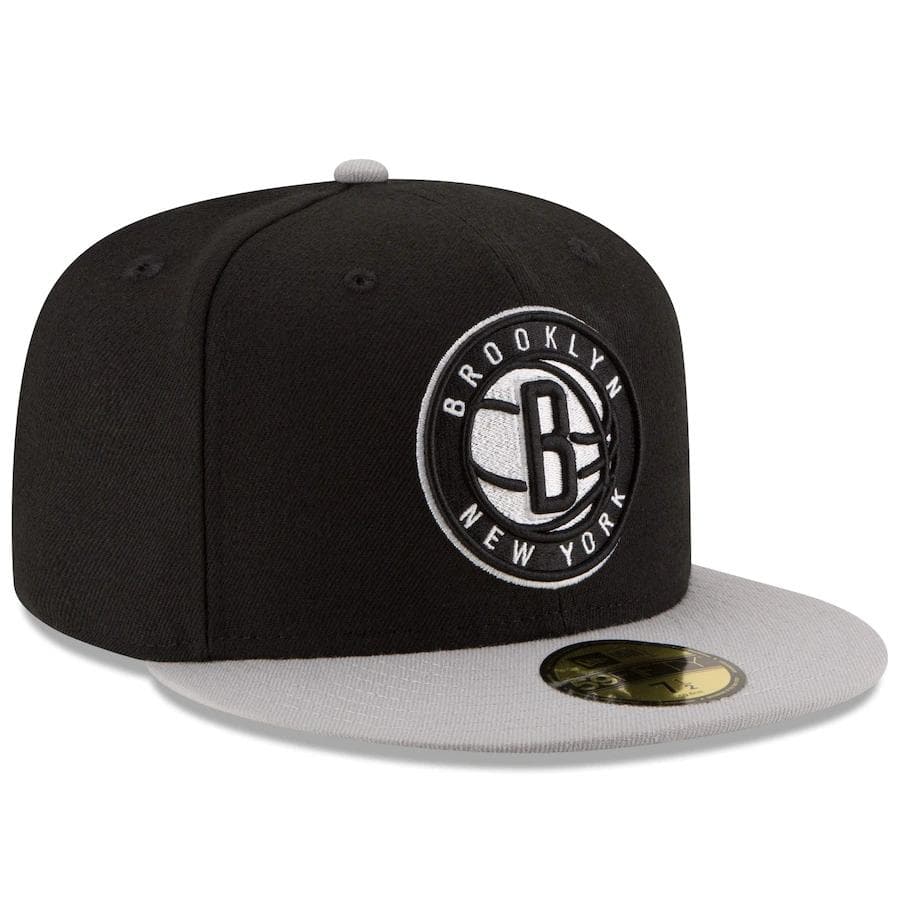 New Era Brooklyn Nets 2Tone Black/Grey 59FIFTY Fitted Hat