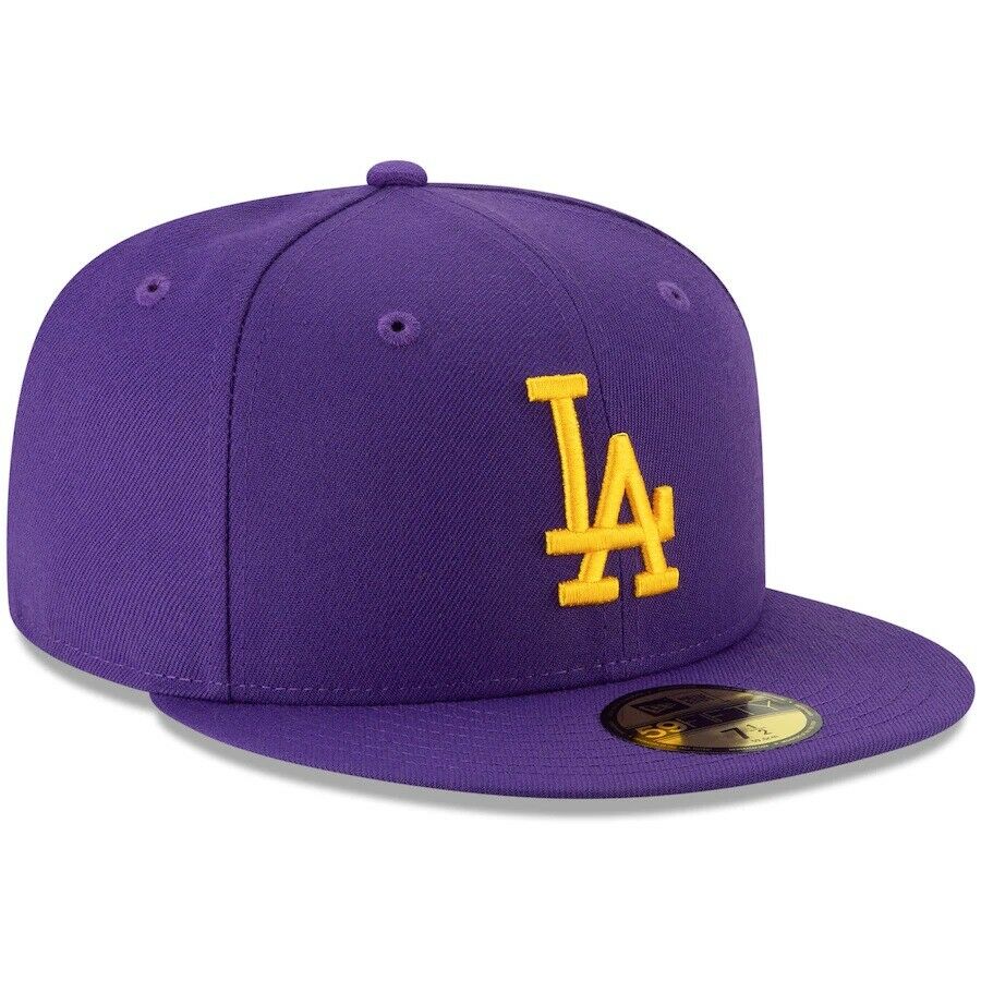 New Era Purple LA Dodgers 59FIFTY Fitted Hat | Purple Dodgers Hat