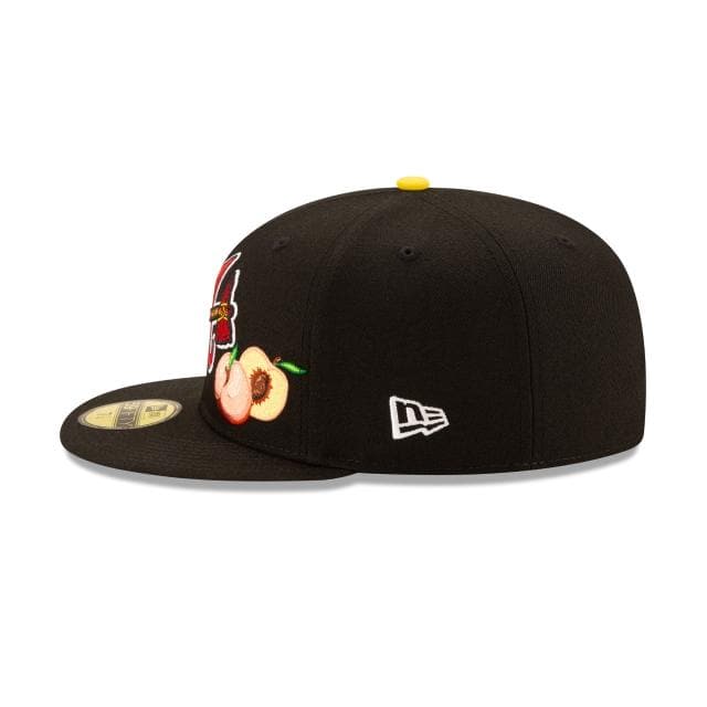 New Era Offset X Atlanta Braves Black 59fifty Fitted Hat