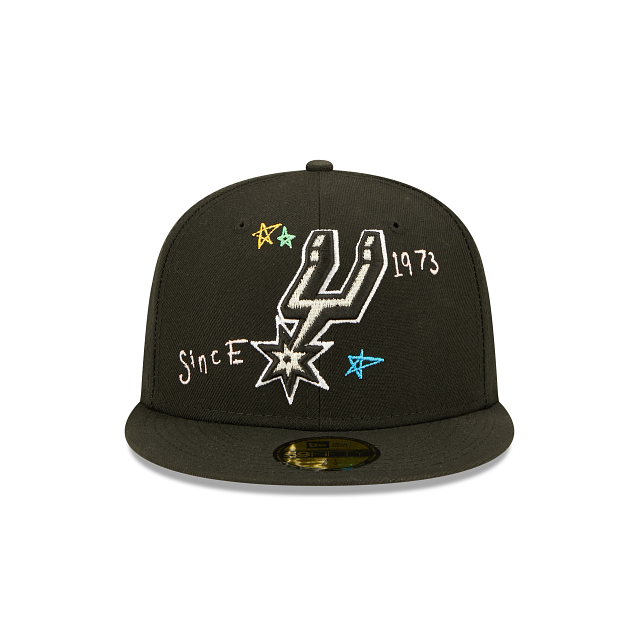 New Era  San Antonio Spurs Scribble Collection 2022 59FIFTY Fitted Hat