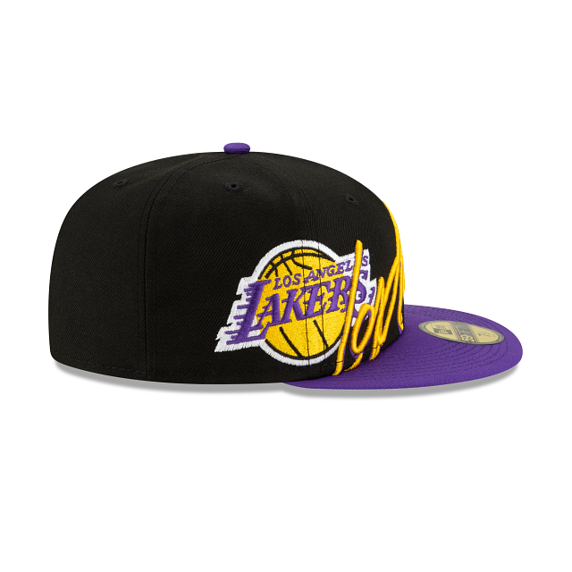 New Era Los Angeles Lakers Cursive 59FIFTY Fitted Hat