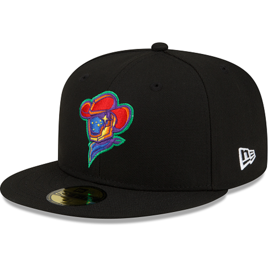 New Era Sugarland Space Cowboys Pitch Black 2022 59FIFTY Fitted Hat