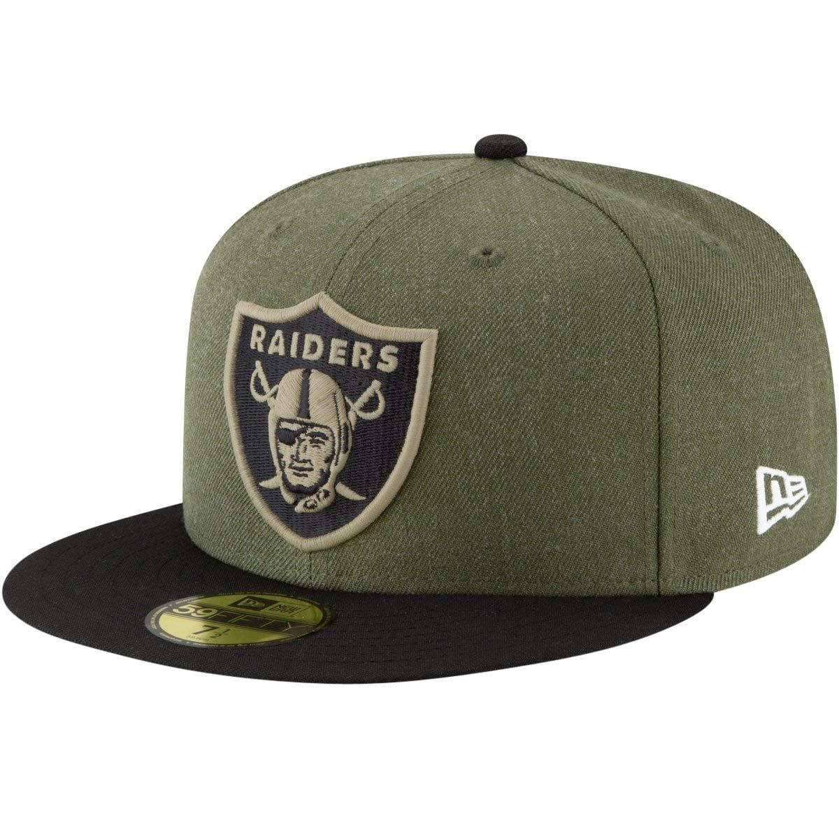 olive green raiders hat