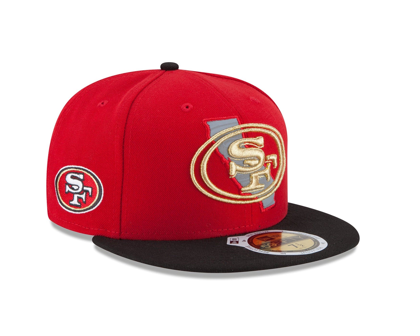 New Era Nfl San Francisco 49ers Flective Redux 59fifty Fitted Hat 