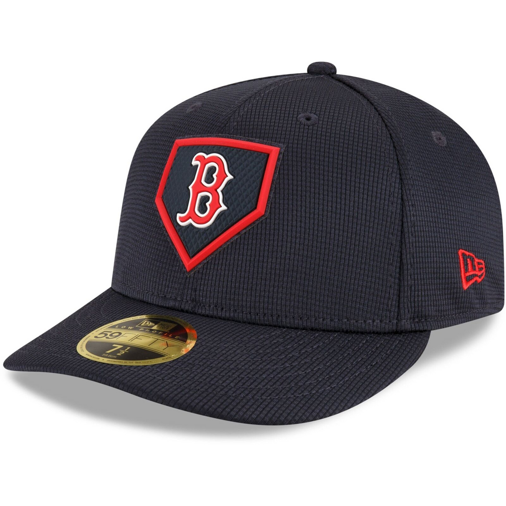 New Era Navy Boston Red Sox 2022 Clubhouse Low Profile 59FIFTY Fitted