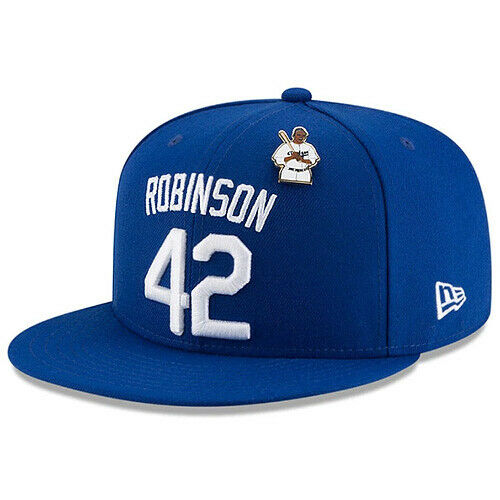 New Era Brooklyn Dodgers Royal Blue Jackie Robinson Jr. 42 59FIFTY Fi