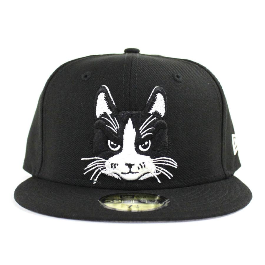 New Era Cat Black / White 59FIFTY Fitted Hat