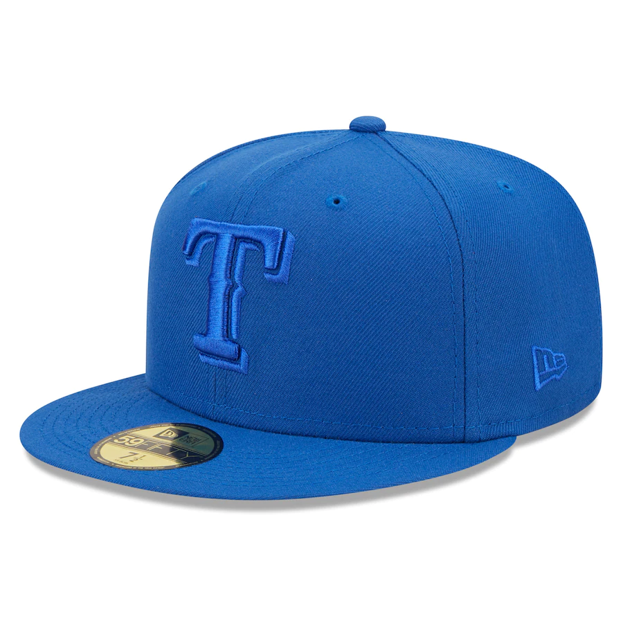 New Era Texas Rangers Royal Blue Tonal 59FIFTY Fitted Hat