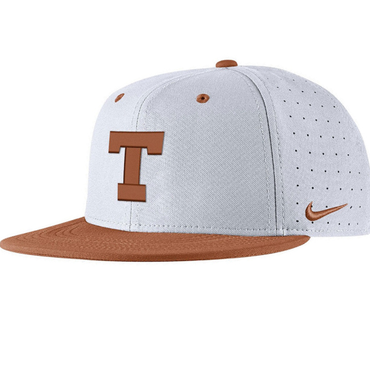 nike texas longhorns baseball true fit aerobill cap