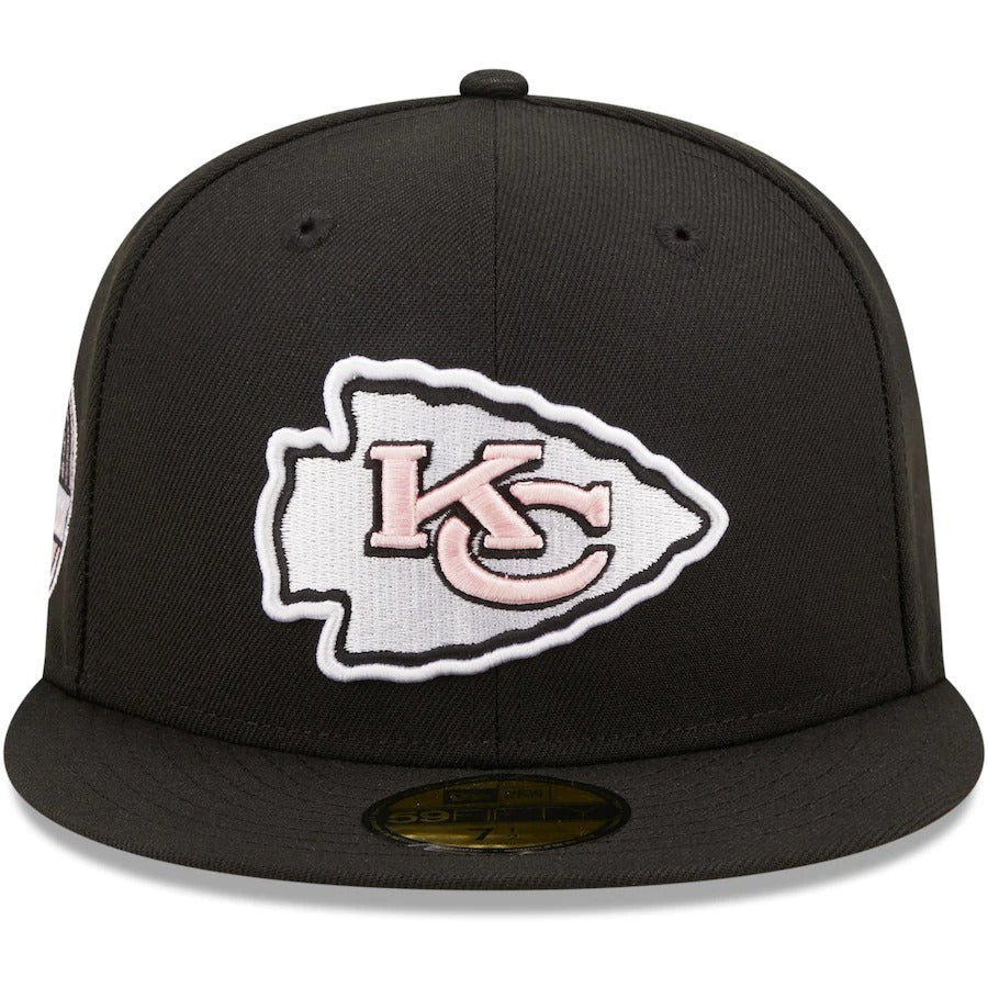 New Era Kansas City Chiefs Black 1980 Pro Bowl Pink Undervisor 59FIFTY