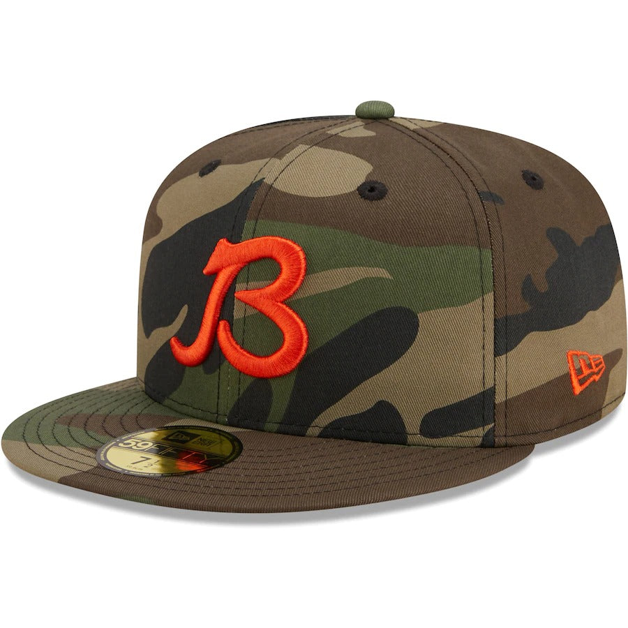 New Era Chicago Bears Camo Alternate Team Woodland 59FIFTY Fitted Hat