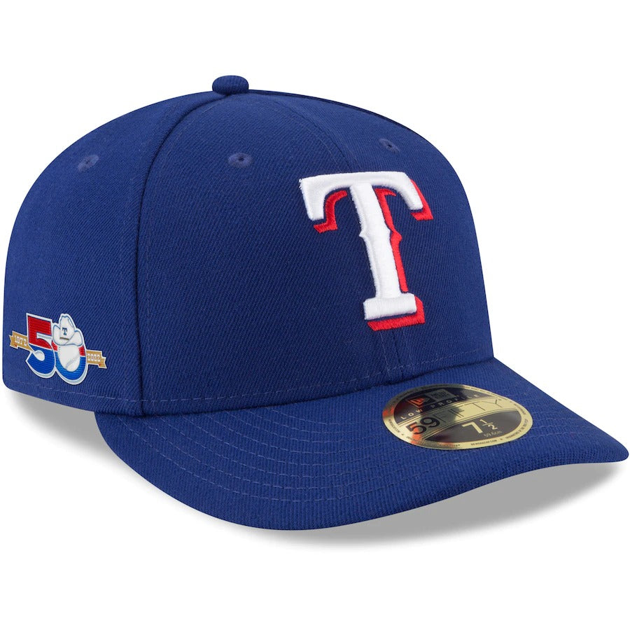 New Era Texas Rangers Royal Authentic Collection On-Field 50th Anniver